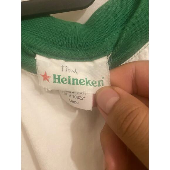 Vintage Heineken St Pattys Clover Tee - Picture 5 of 6